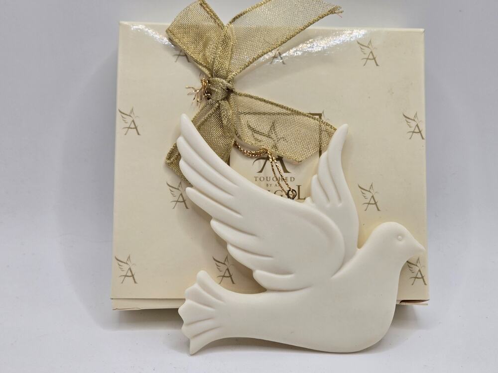 Vintage Avon Touched By An Angel Dove Ornament 1998 Christmas NEW